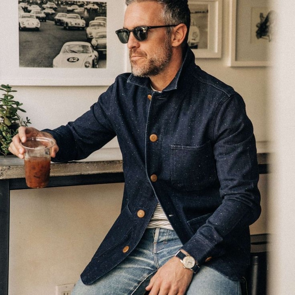 Taylor Stitch The Ojai Jacket in Indigo Herringbone Size 40 M
Sold out